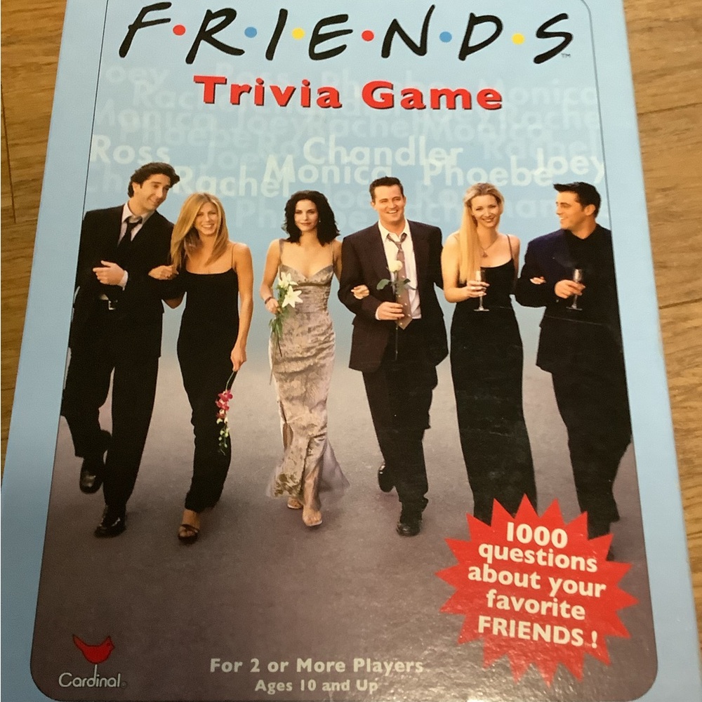 2002 Friends Trivia Game by Cardinal